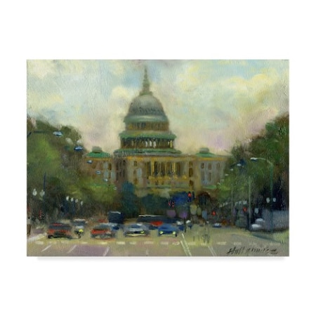 Hall Groat Ii 'U.S. Capitol' Canvas Art,35x47